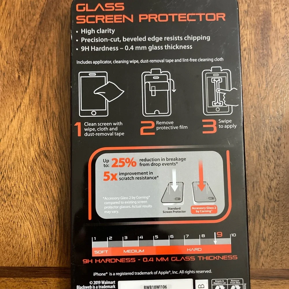 Blackweb Glass Screen Protector for iPhone 11
